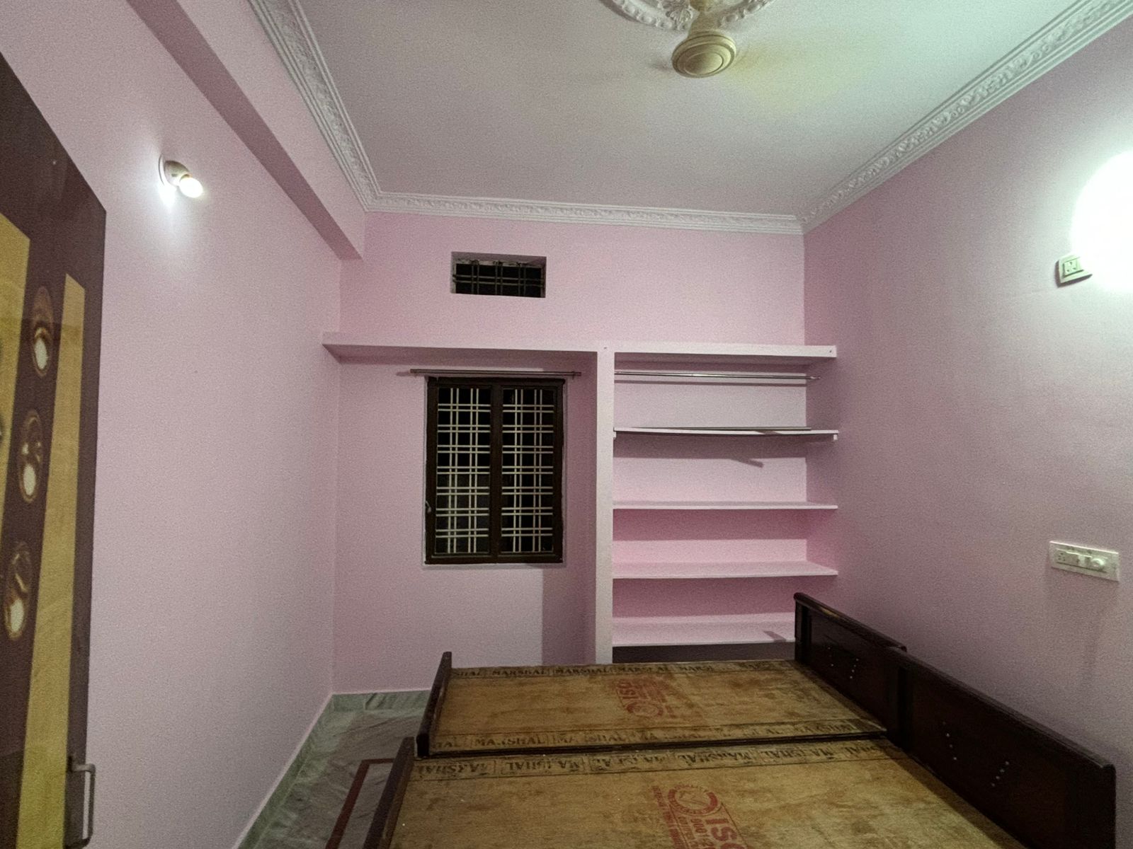Bedroom with Pink Walls