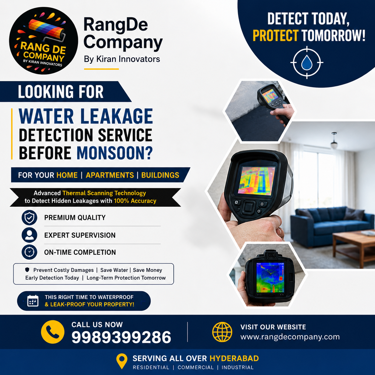 Thermal Scanning Leak Detection